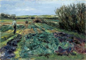 The Cabbage Field by Max Liebermann